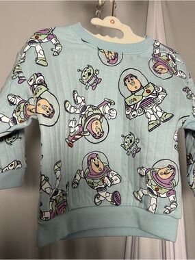 Disney Buzz Lightyear blue baby Matching Set Top